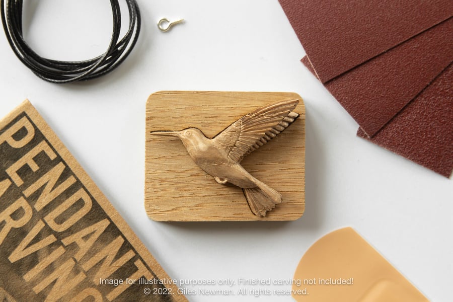 Hummingbird Pendant Carving Kit