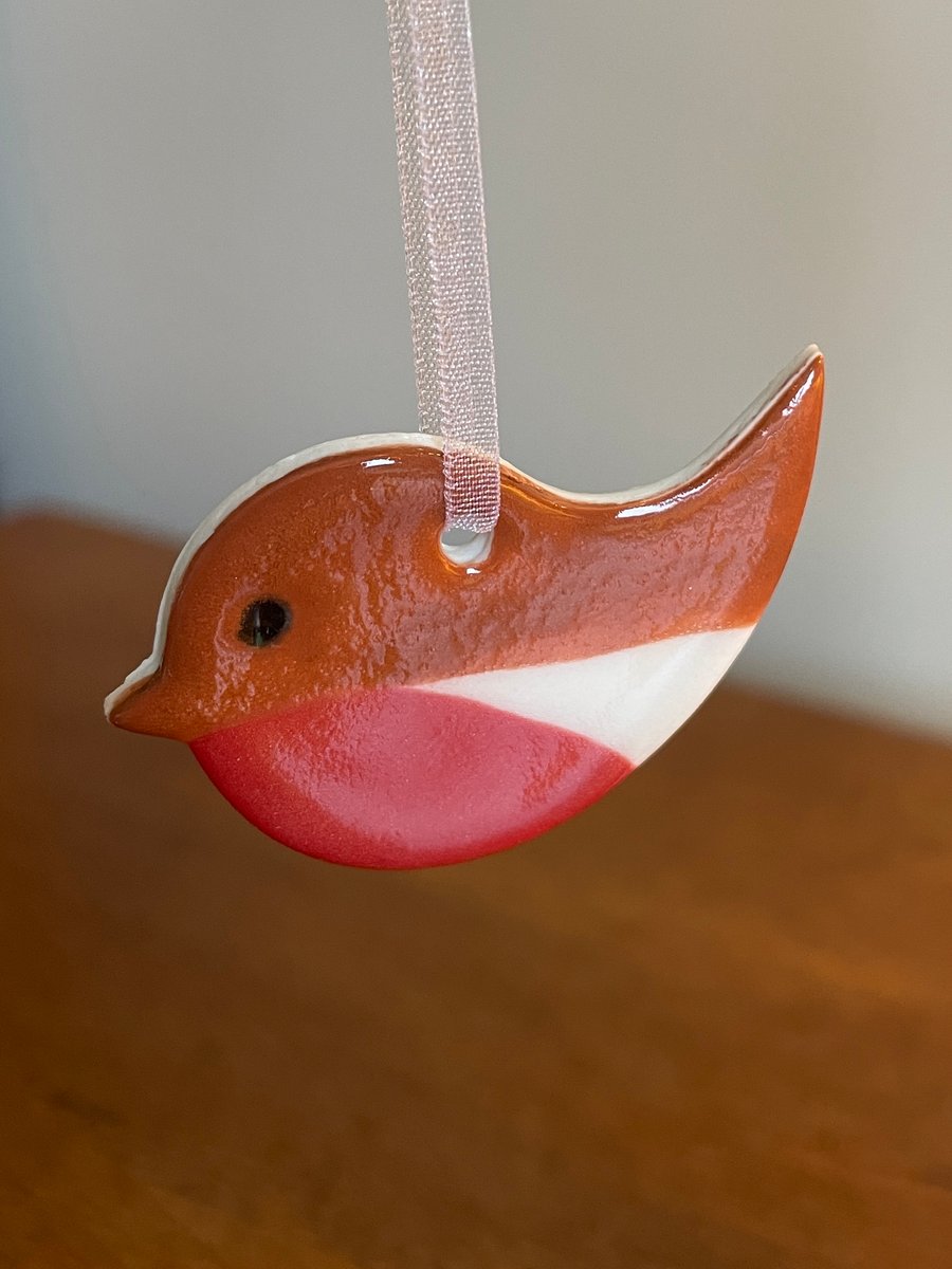 Porcelain baby robin keepsakes