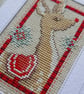 Christmas Card - Cross Stitch Rudolph - Image 2