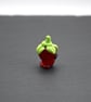 small glass strawberry figure - Image 3