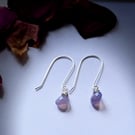 Purple Dangle Earrings 