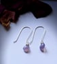 Purple Dangle Earrings 