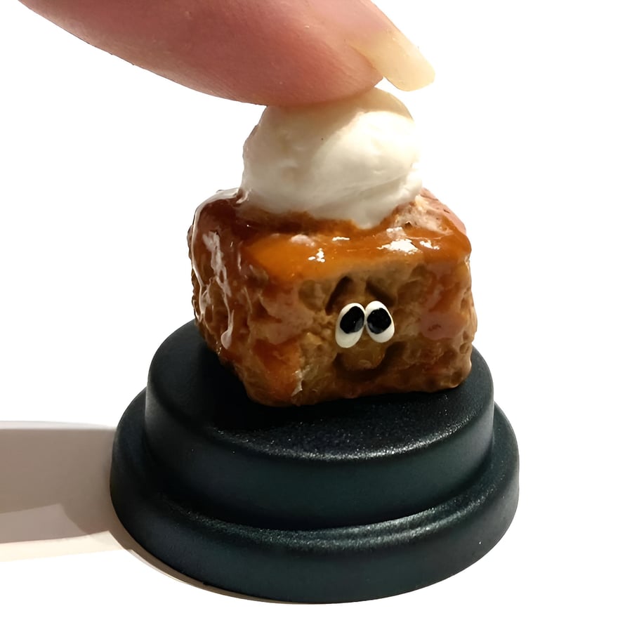 Pet Sticky Toffee Pudding, Pet Sticky date pudding, Retro food 