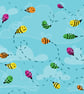 Rainbow Bees Card - Image 1