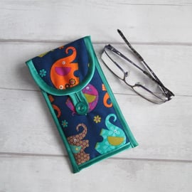 Colourful Elephants Glasses or Phone Case