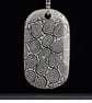 Hand Forged Damasteel Bluetongue™ Dog Tag - Image 2