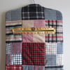 Plaid Hanging Storage Bag