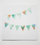 Bunting card blue - Image 1