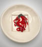 Ceramic red dragon keepsake dish - Image 5