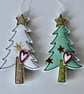 'Two Little Trees' - Hanging Decoration - Image 4