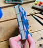 Hand Bound A7 Watercolour Sketchbook with Coptic Stitch Exposed Spine. - Image 4