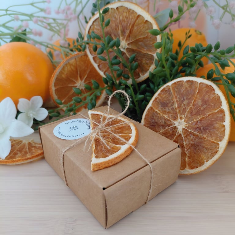 Natural Soy Wax Melts Gift Box Spiced Orange Botanical Scented Melts