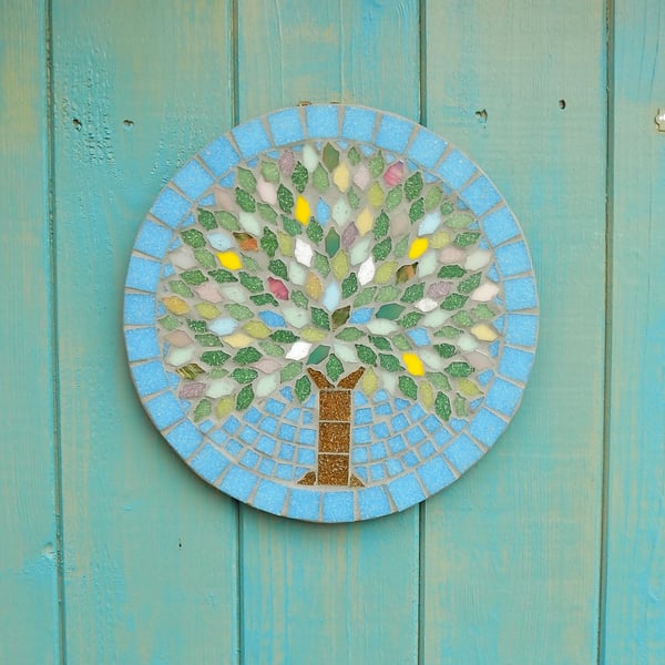 Spring Jewel Tree Hanging Garden Wall Plaque Decoration