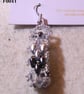 Brickwork-pattern bead earrings (customisable) - Image 1