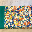 HANDMADE A5 LEATHER MARBLED SKETCHBOOK 
