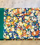 HANDMADE A5 LEATHER MARBLED SKETCHBOOK 