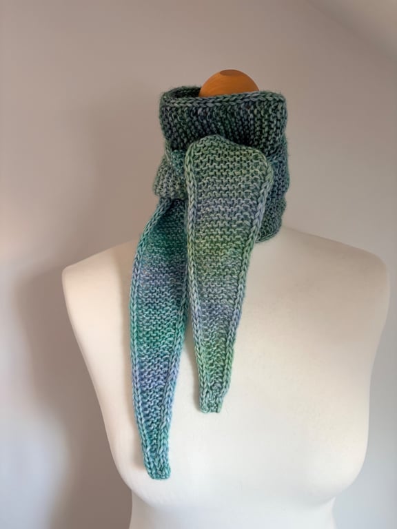 Hand knitted Sophie scarf
