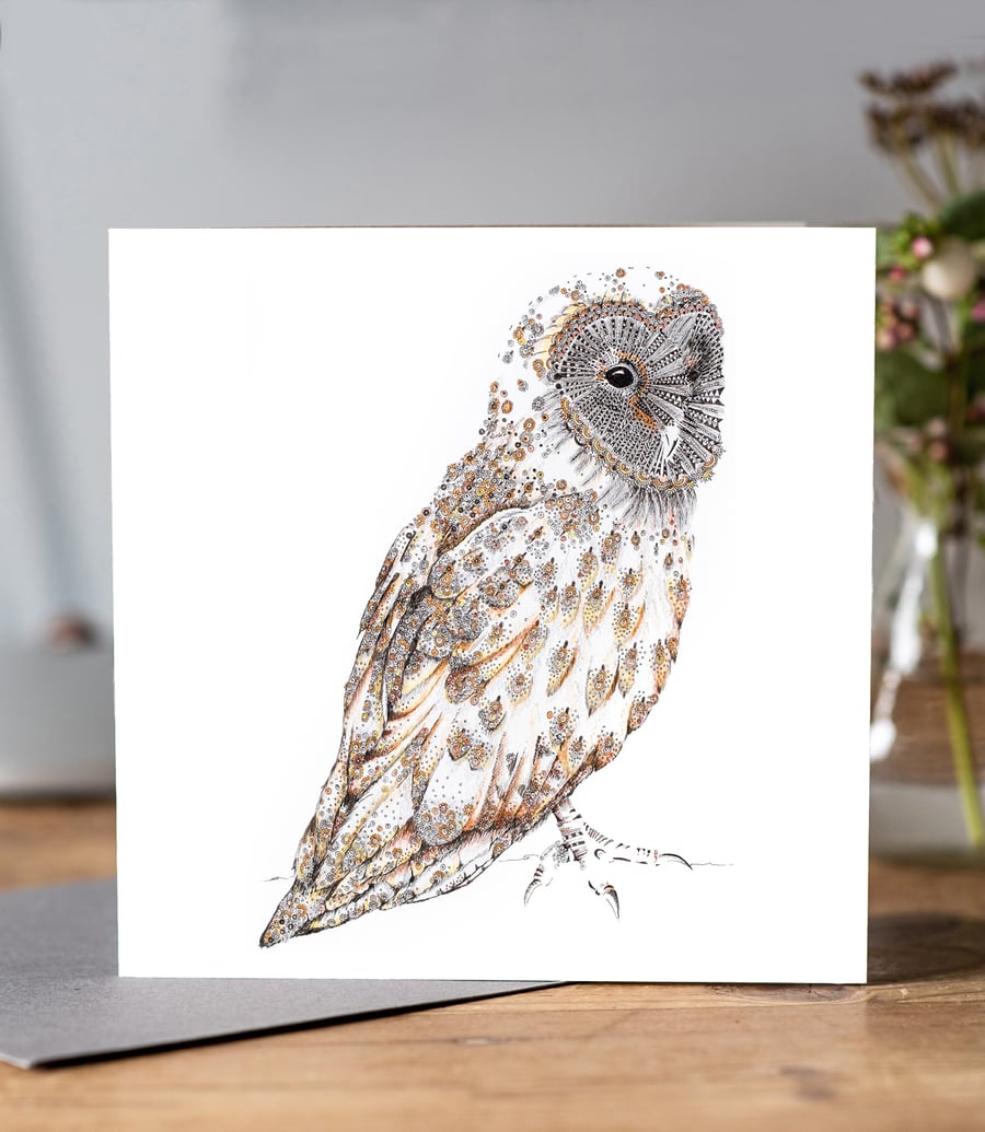 Barn Owl Greeting card