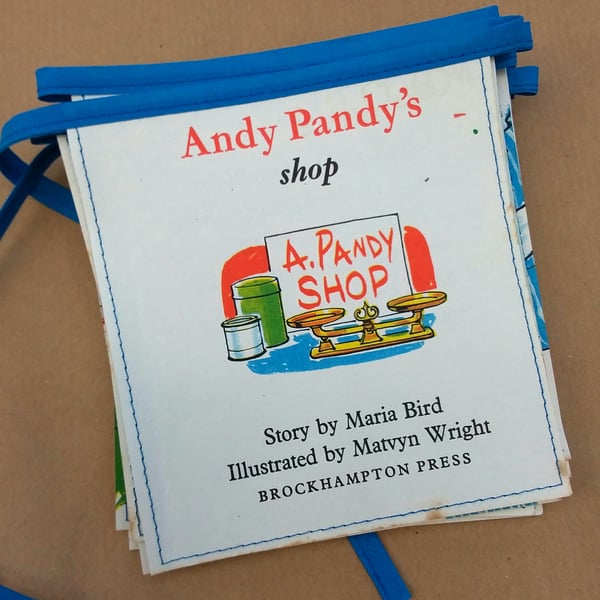 Book bunting - Andy Pandy's shop