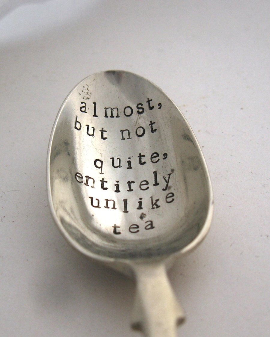 Teaspoon for not very good tea