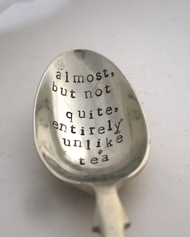 Teaspoon for not very good tea