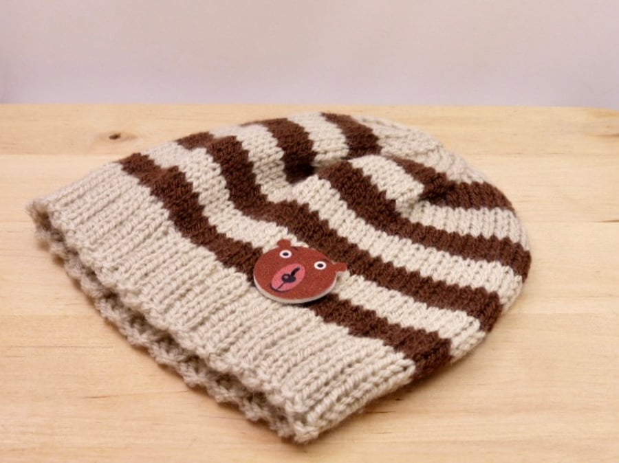 Perfectly Imperfect - Hand Knitted Baby Beanie