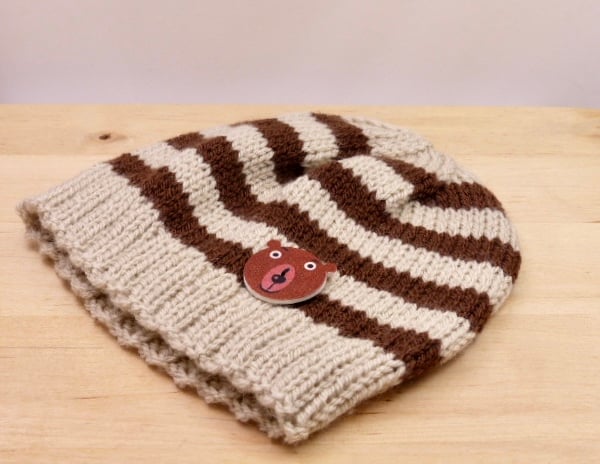 Perfectly Imperfect - Hand Knitted Baby Beanie