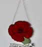 'Lest we Forget Poppy' - Hanging Decoration - Image 4