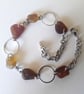 Golden Hues Seaglass Linked Bracelet  - Image 1