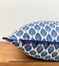ILIV Odila Blue & Cream Cushion Cover with Ric Rac Trim - Image 4