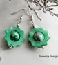 Mother of Pearl & Polymer Clay Earrings  - Image 1