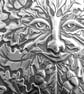Green man metal wall art - Image 4