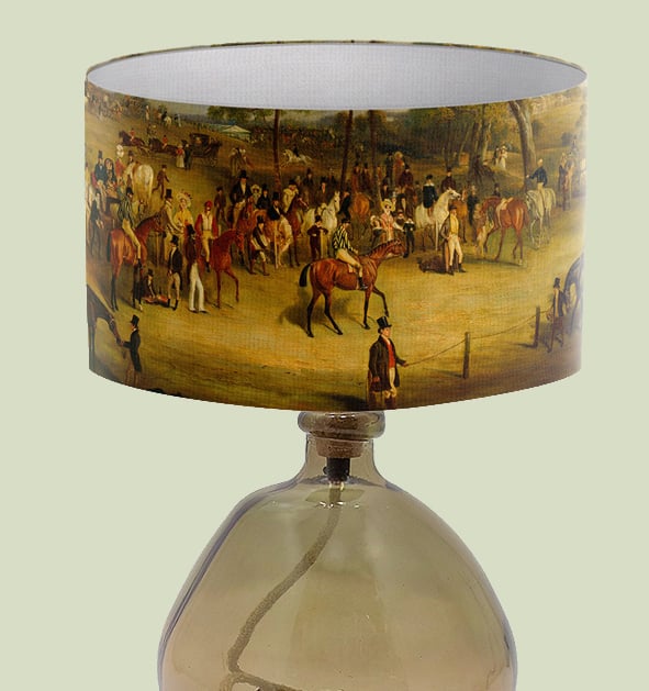 Fine Art Lampshade  Period Lampshade Antique Print Lampshade