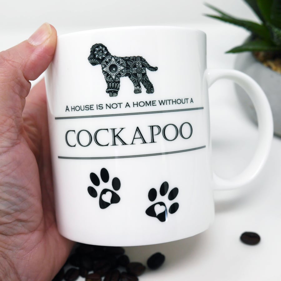 Cockapoo, Bone China Mug, Cockapoo, Cockapoo Mug, Cockapoo Lover, Coffee Mug, 