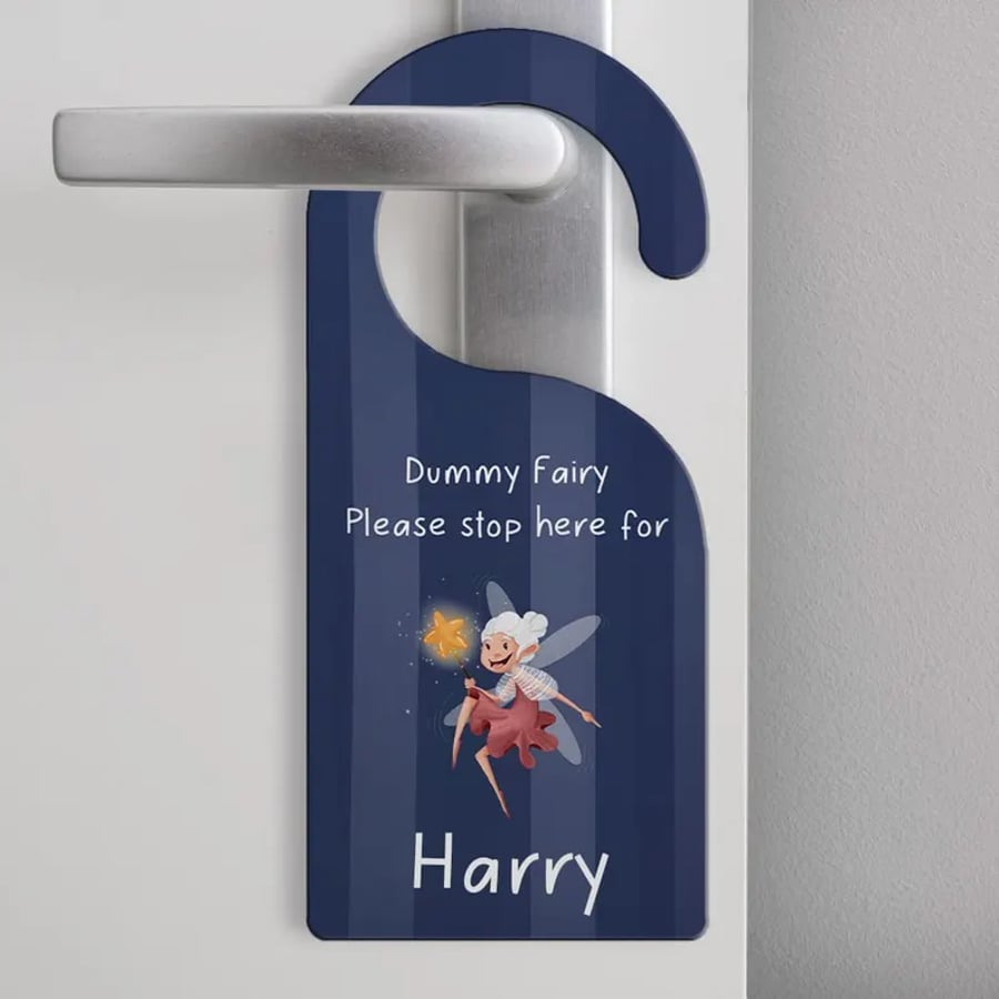 Personalised MDF Dummy Fairy Door Hanger 