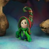 HighHat Gnome 'Koby' Magic! OOAK Sculpt by artist Ann Galvin 