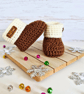 Christmas Pudding Newborn Baby Hat & Booties Set - CLEARANCE  - Image 9