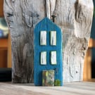 Wonky Driftwood Hoose, Driftwood Art from Scotland No29