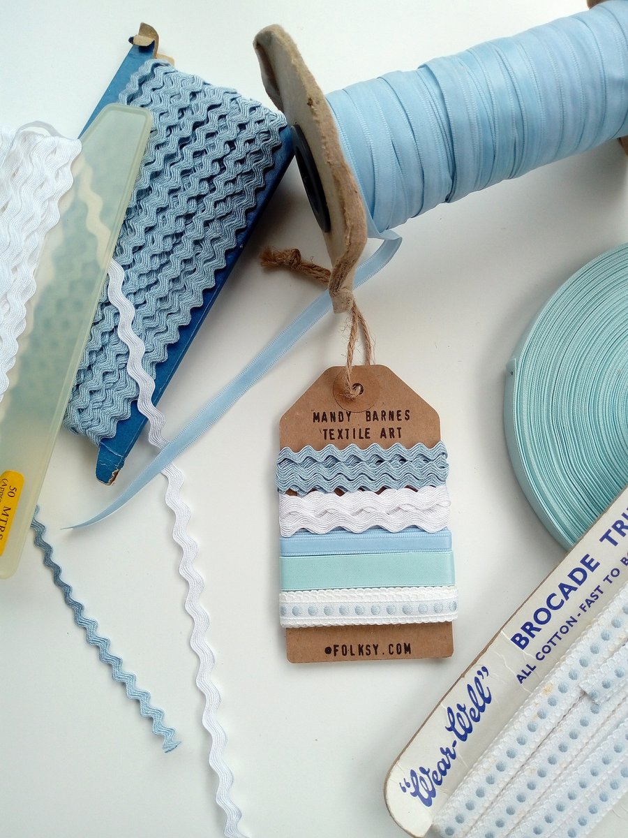 Vintage Ribbon Pack - Ocean 