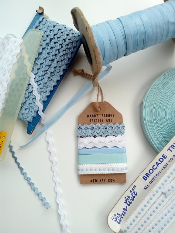 Vintage Ribbon Pack - Ocean 