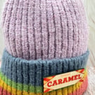 Caramel Wood and Resin Pin Badge 