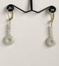 Burmese Jadeite Circle Earings - Image 1