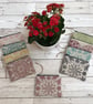 Hand Printed Linen Coin Purse, 'Peedie Purse', Credit Card Purse - Image 4