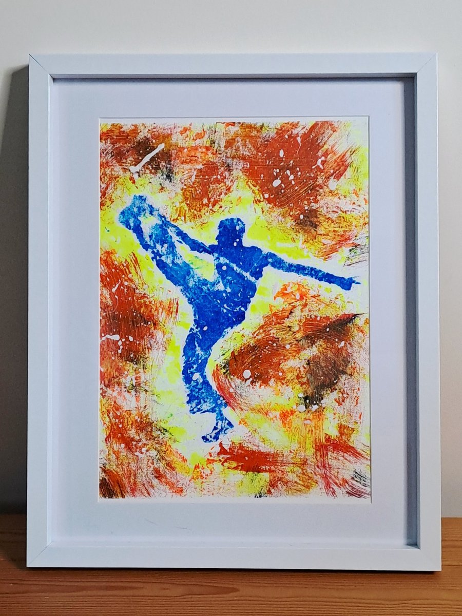All Nighter – Original Abstract Figurative Acrylic Painting