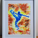 All Nighter – Original Abstract Figurative Acrylic Painting