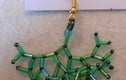 Green earrings