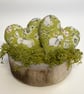 Set 2 Hanging Hearts Green Easter Decoration Bunny Egg Farmhouse Spring Decor - Image 1