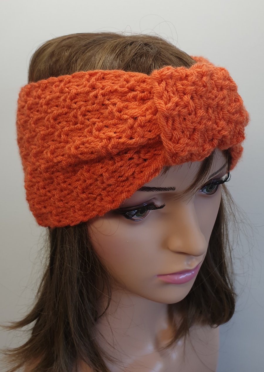 Hand knitted women turban headband