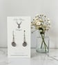 Charm Earrings - Ammonite 