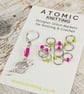 Split Ring Stitch Markers - Pink and Lime Increase & Decrease Stitch Markers for - Image 1